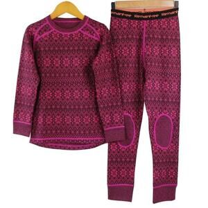 New teen girl’s merino wool long underwear size 14